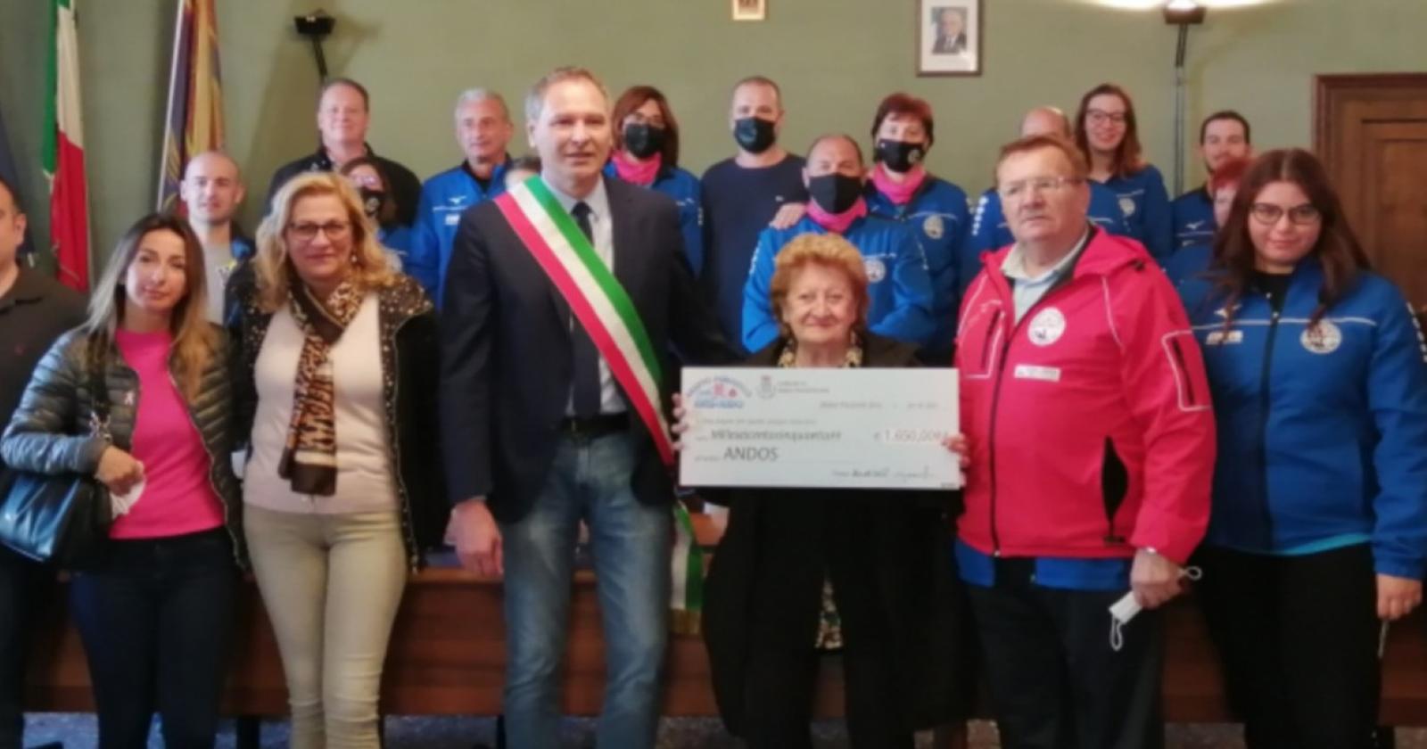 1.650 euro a sostegno dell’Andos grazie a “Badia in rosa”
