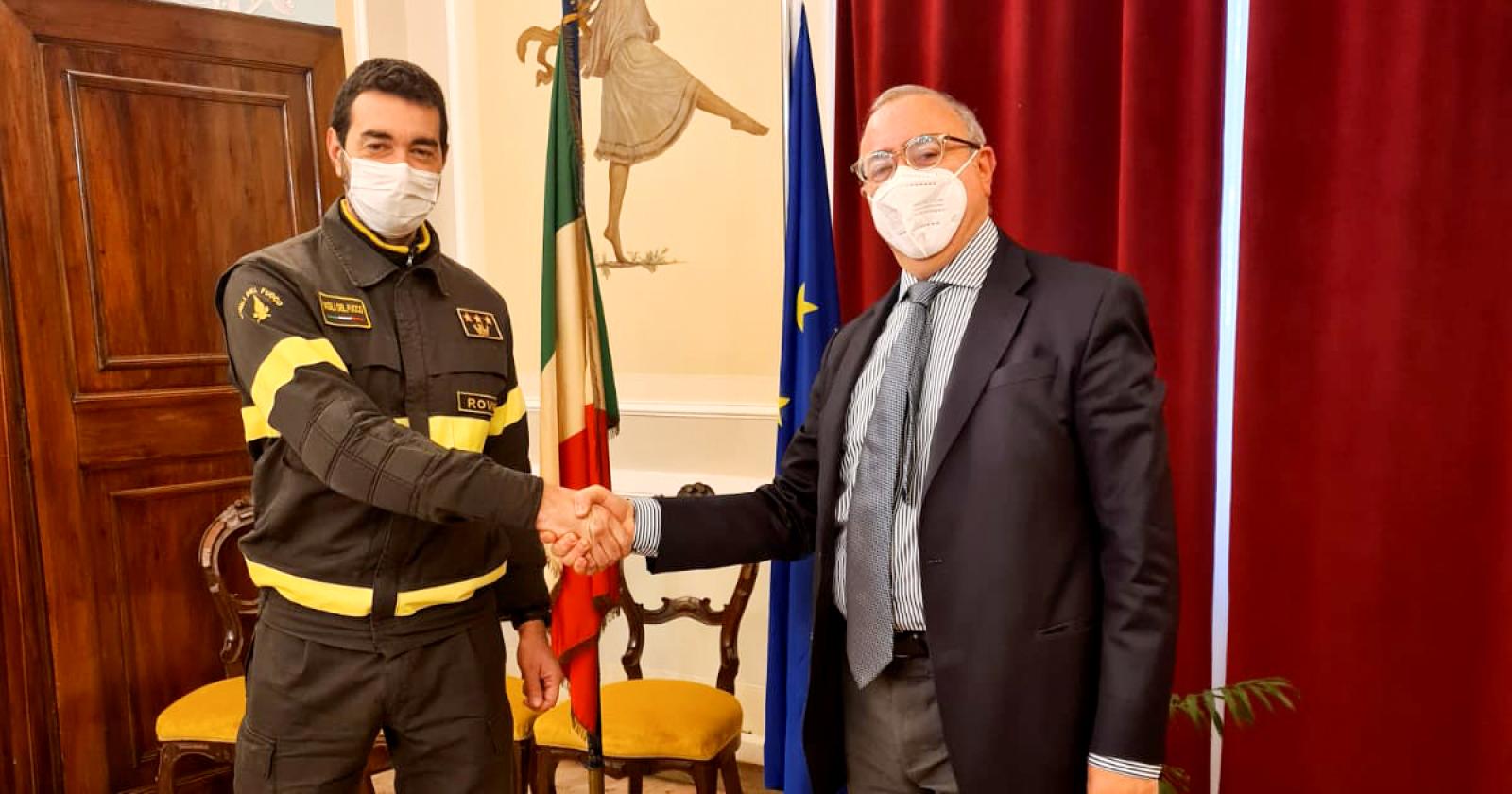 Benvenuto, comandante!