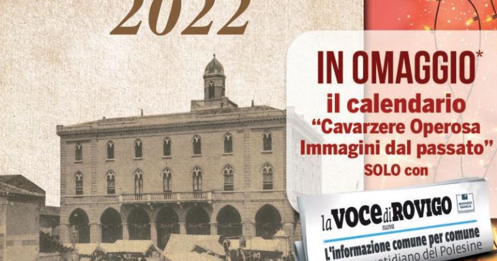 Venerdì in omaggio il calendario storico