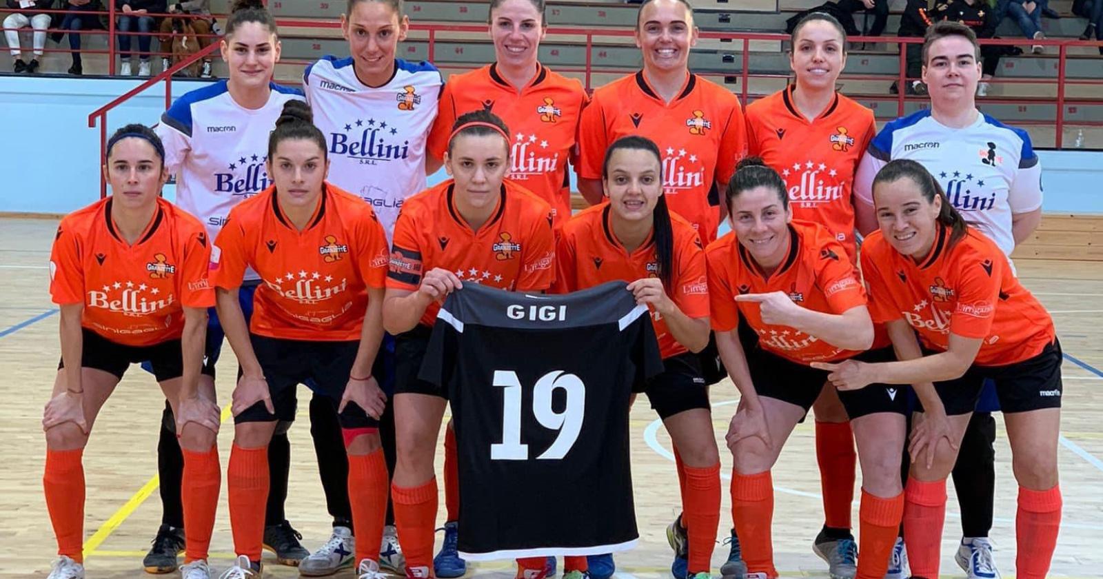 Goleada con dedica a Gigi