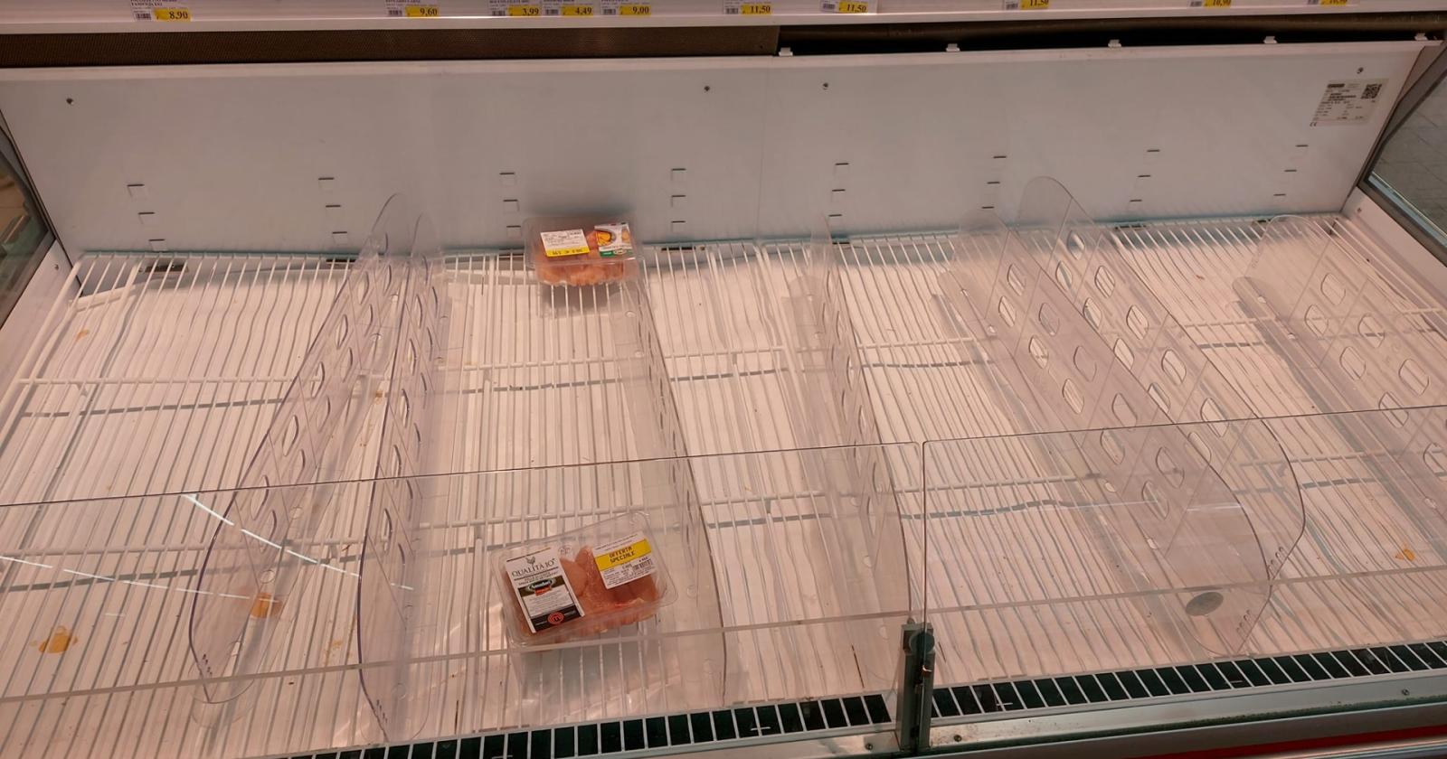 "Supermercati svuotati, è psicosi"
