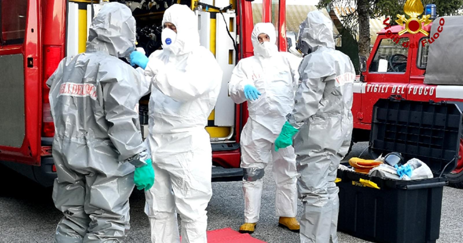 Fuga di gas, arriva il nucleo Nbcr dei vigili del fuoco