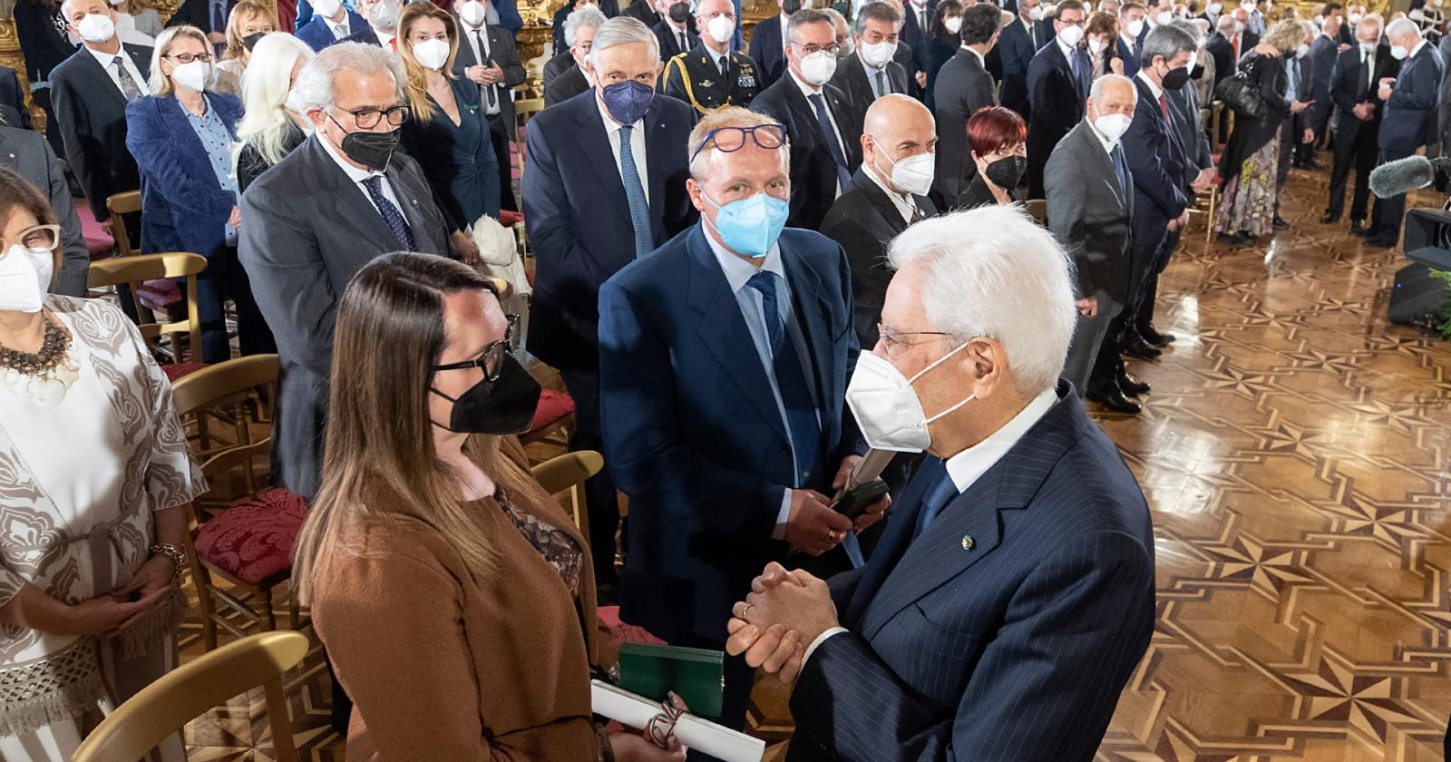 La croce al merito alle vittime della Coimpo