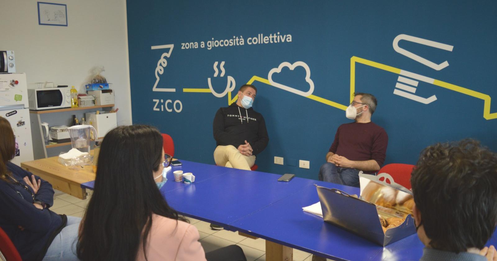 Brioche e idee: Zico promuove il coworking