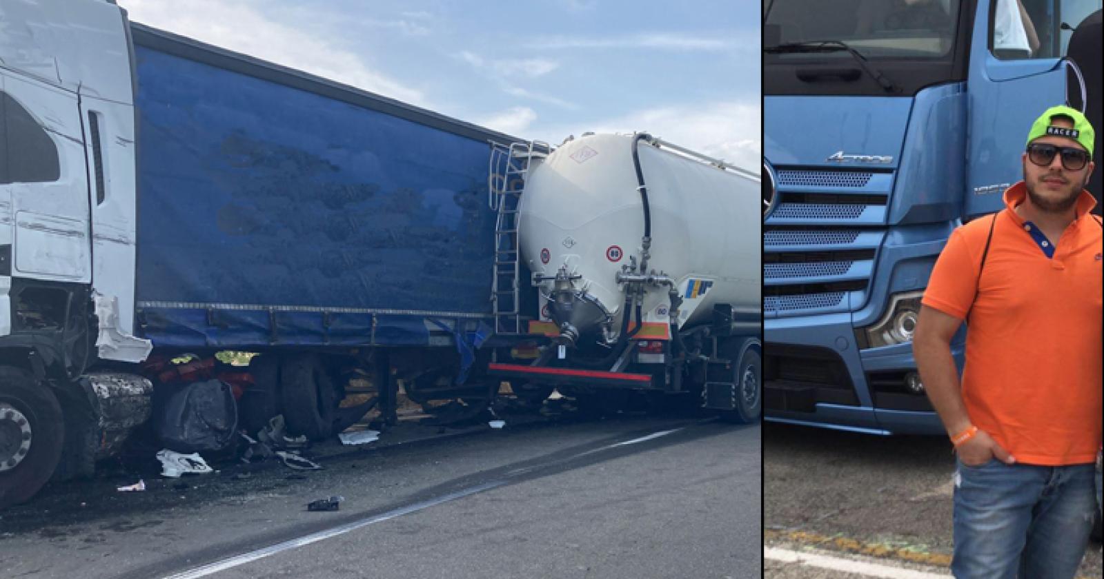Thomas muore a 31 anni, al volante del suo camion