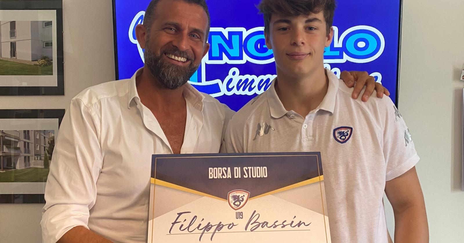 Filippo Bassin vince per impegno e costanza 