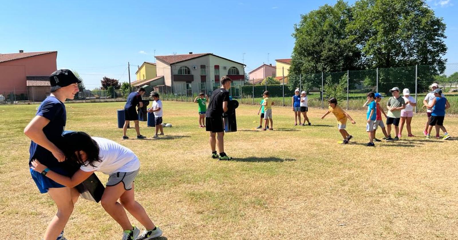 A tutto sport con il camp del Rugby Badia 