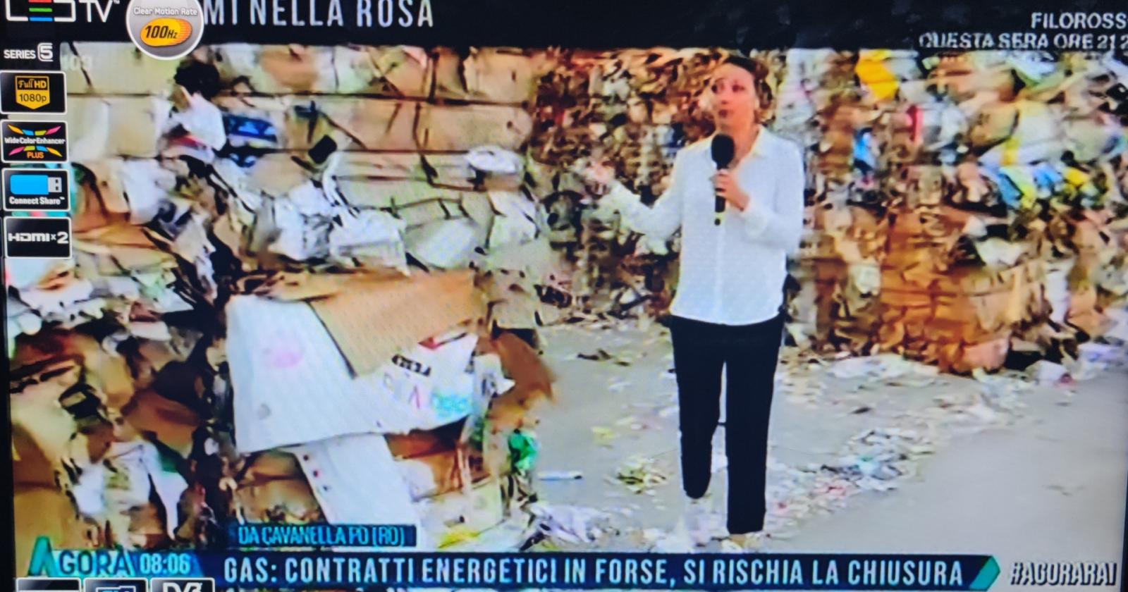La diretta di Agorà dalle Cartiere del Polesine