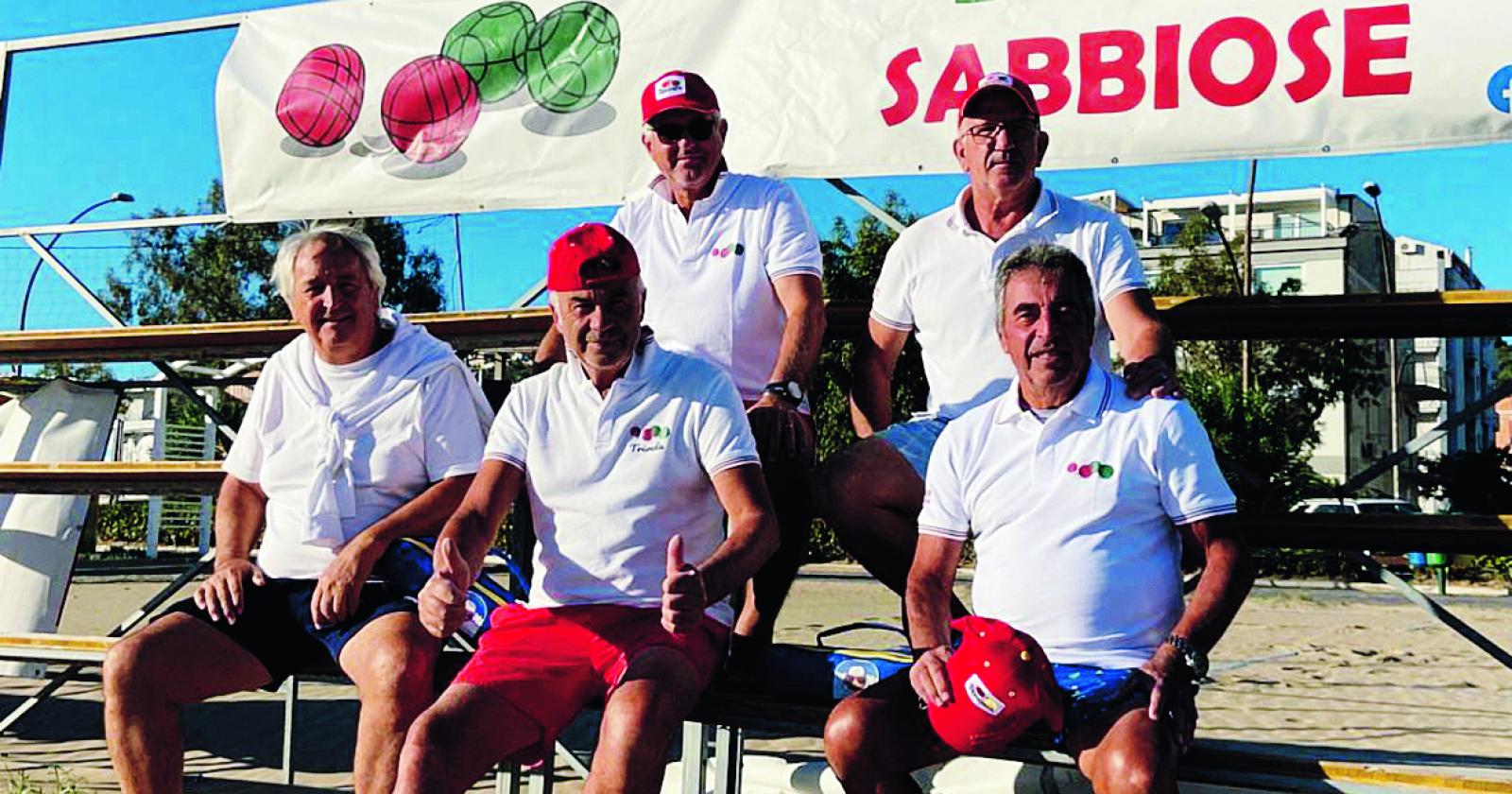 Bocce su sabbia, da Rosolina i campioni italiani