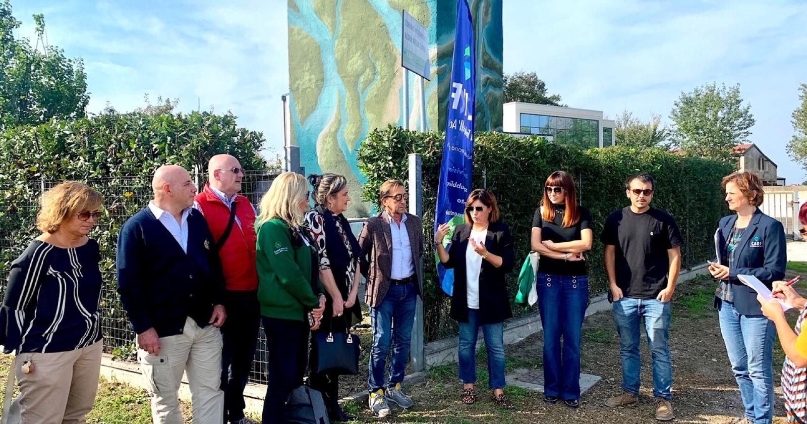 L’acqua protagonista del murale