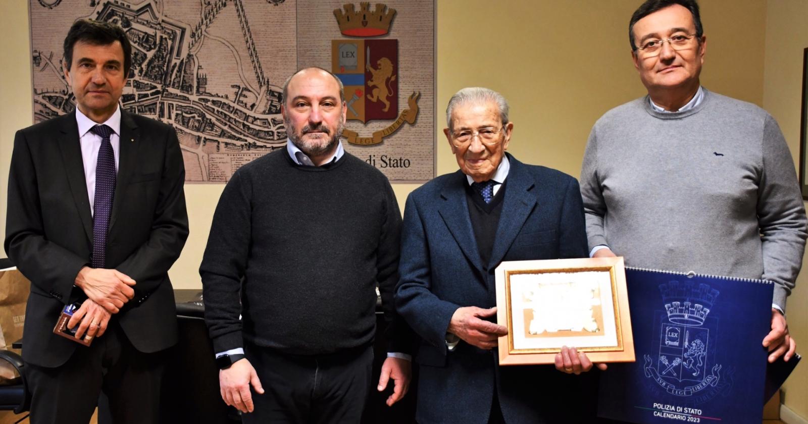 E' Antonio Giuseppe il poliziotto più anziano del Polesine