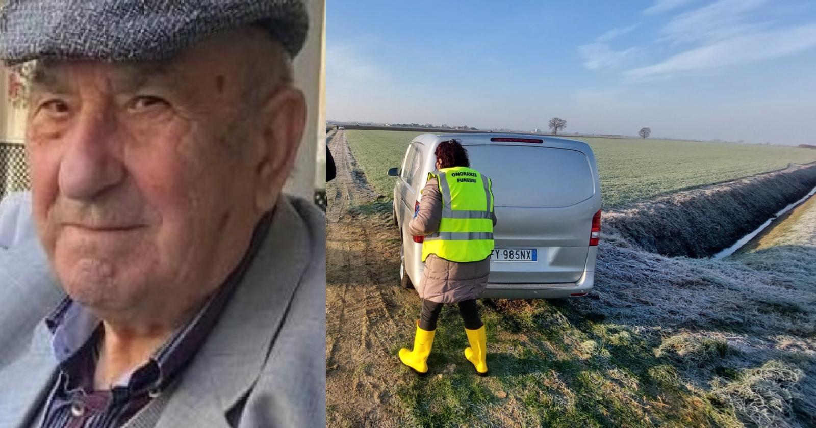 Cadavere riaffiora a Salara, è Carlo Panziera
