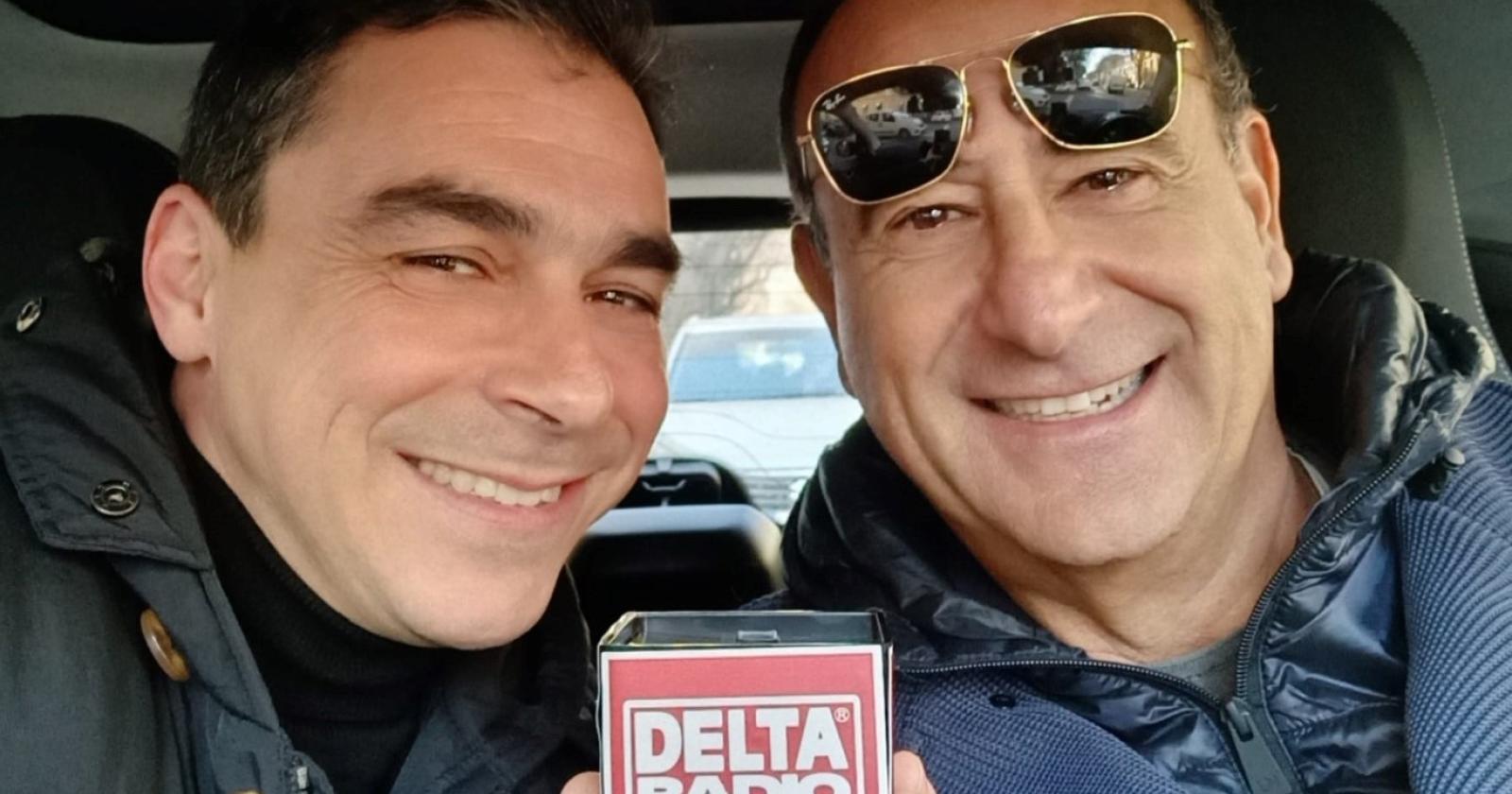 Carlo Conti ai microfoni Delta Radio 