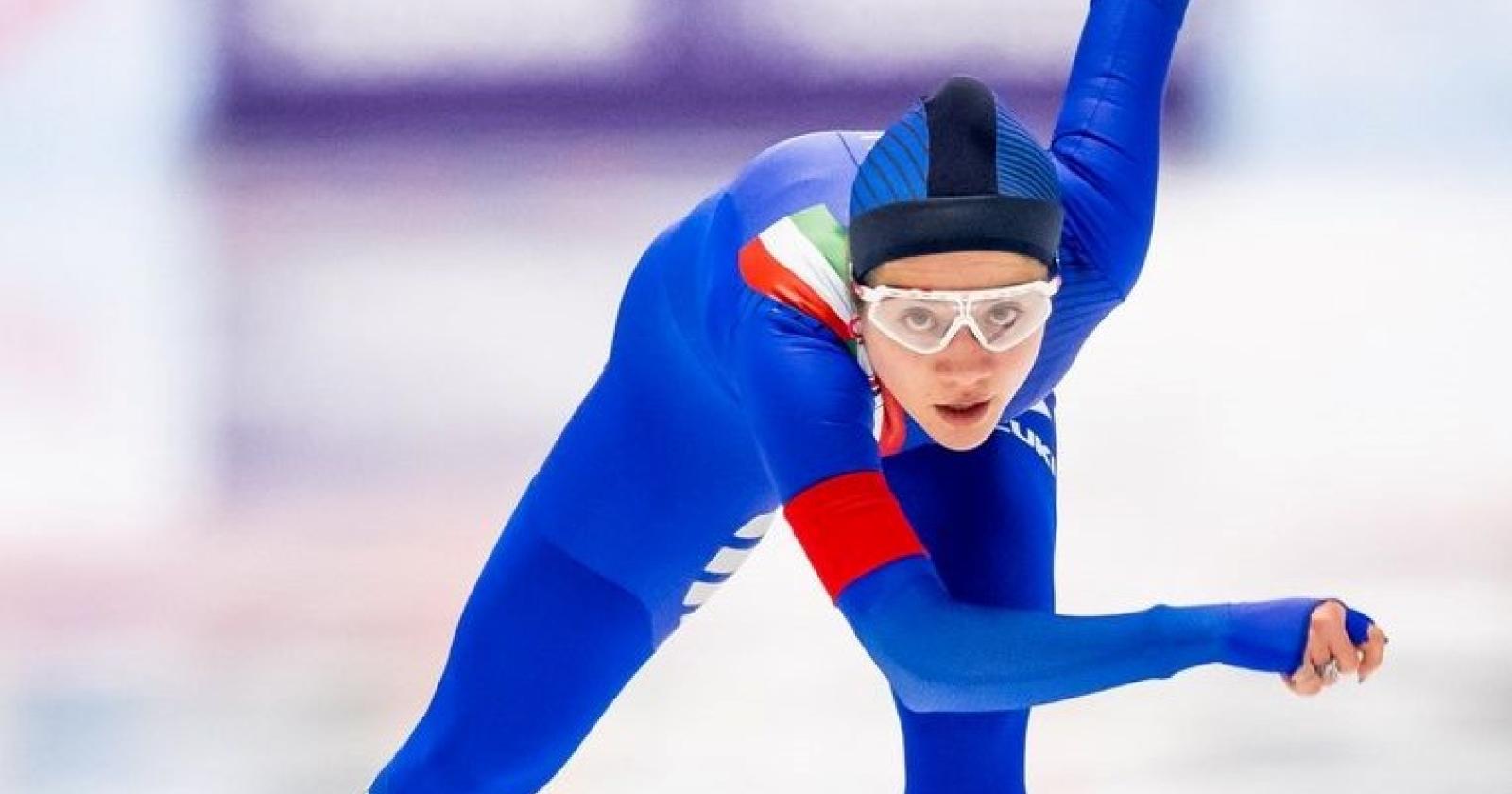 Giorgia sul podio mondiale del pattinaggio