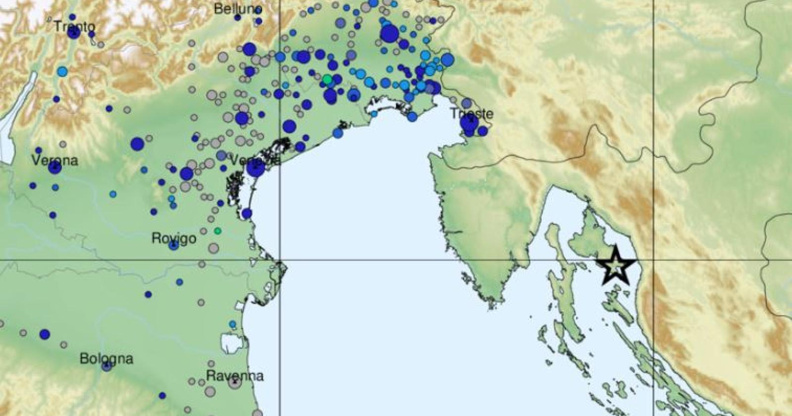 Scossa di terremoto: epicentro vicino al Polesine