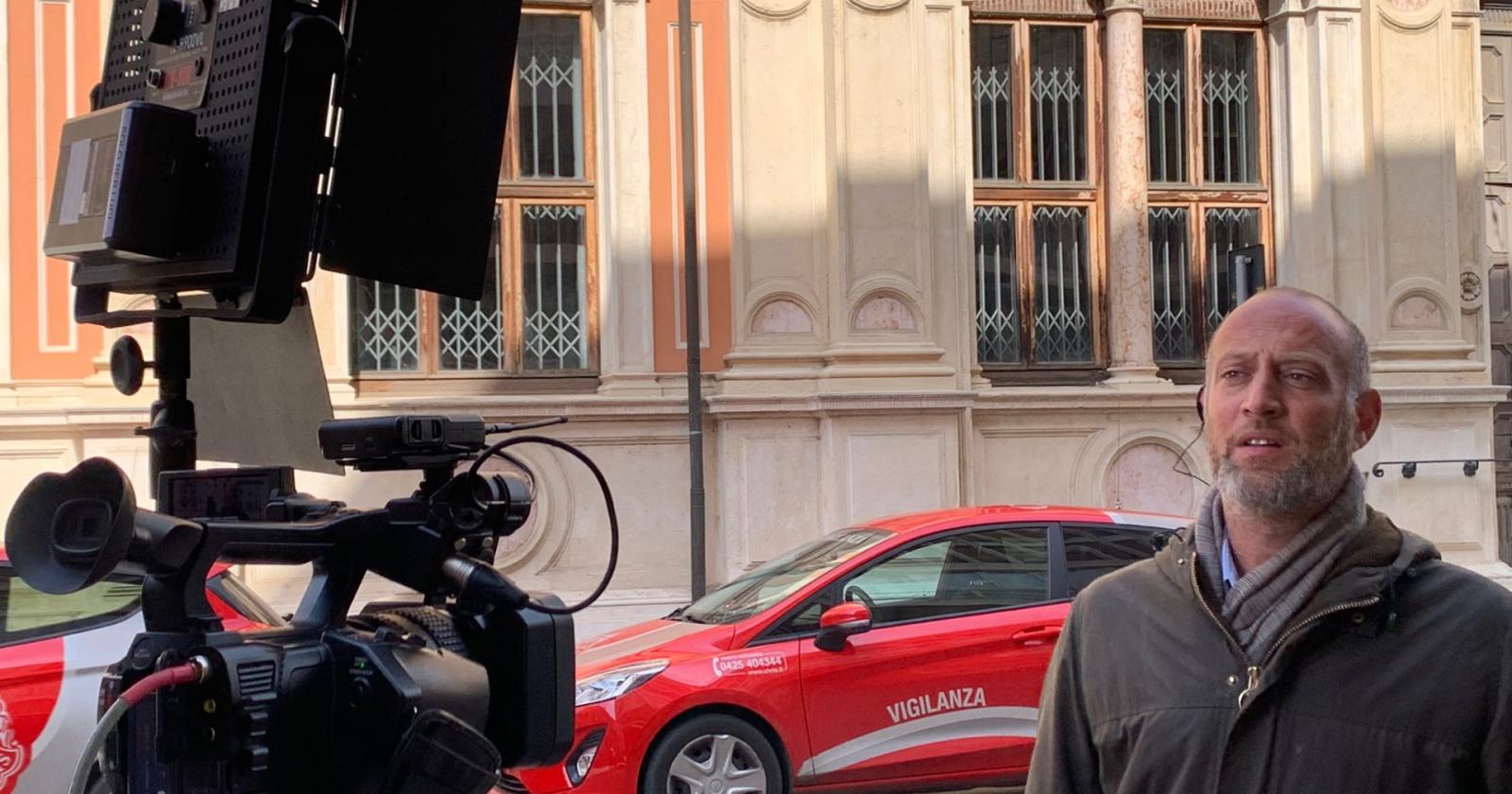 Femminicidio, il Tg1 Rai in città