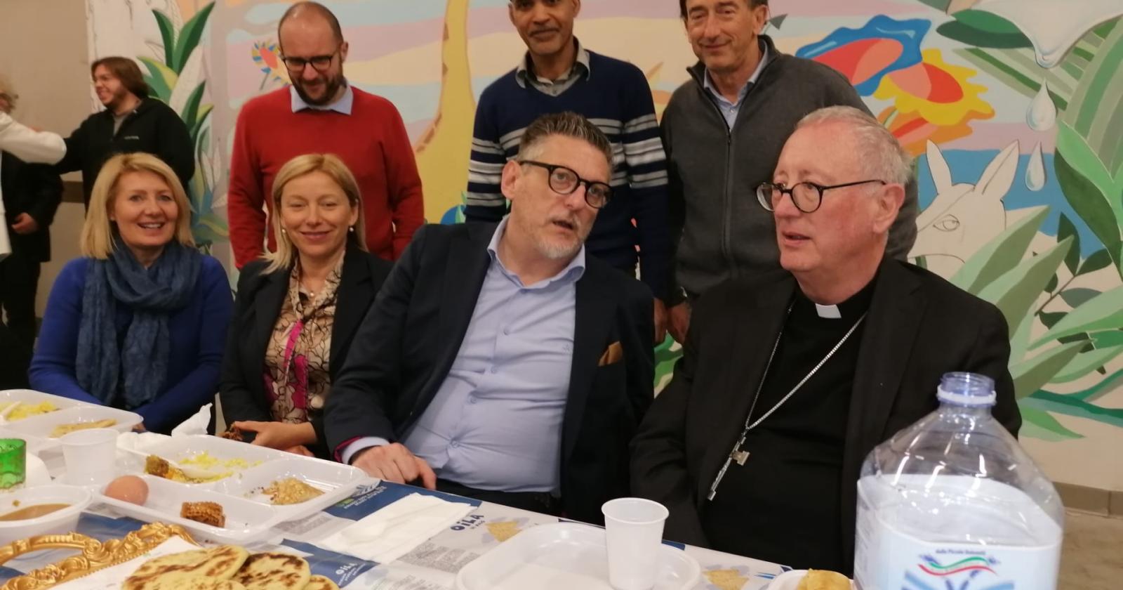 Post Ramadan con vescovo e sindaco