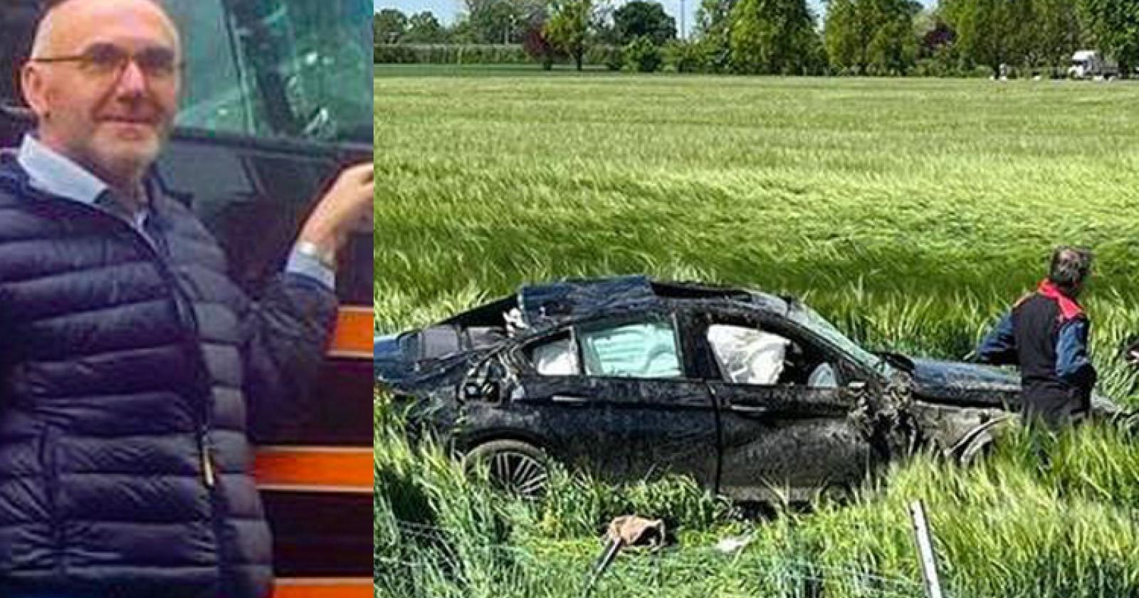 Tragico volo fuori strada, muore imprenditore deltino