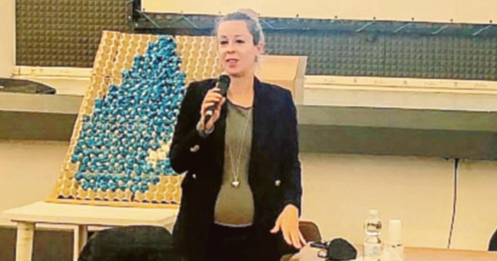 La consigliera Cestari in cattedra 