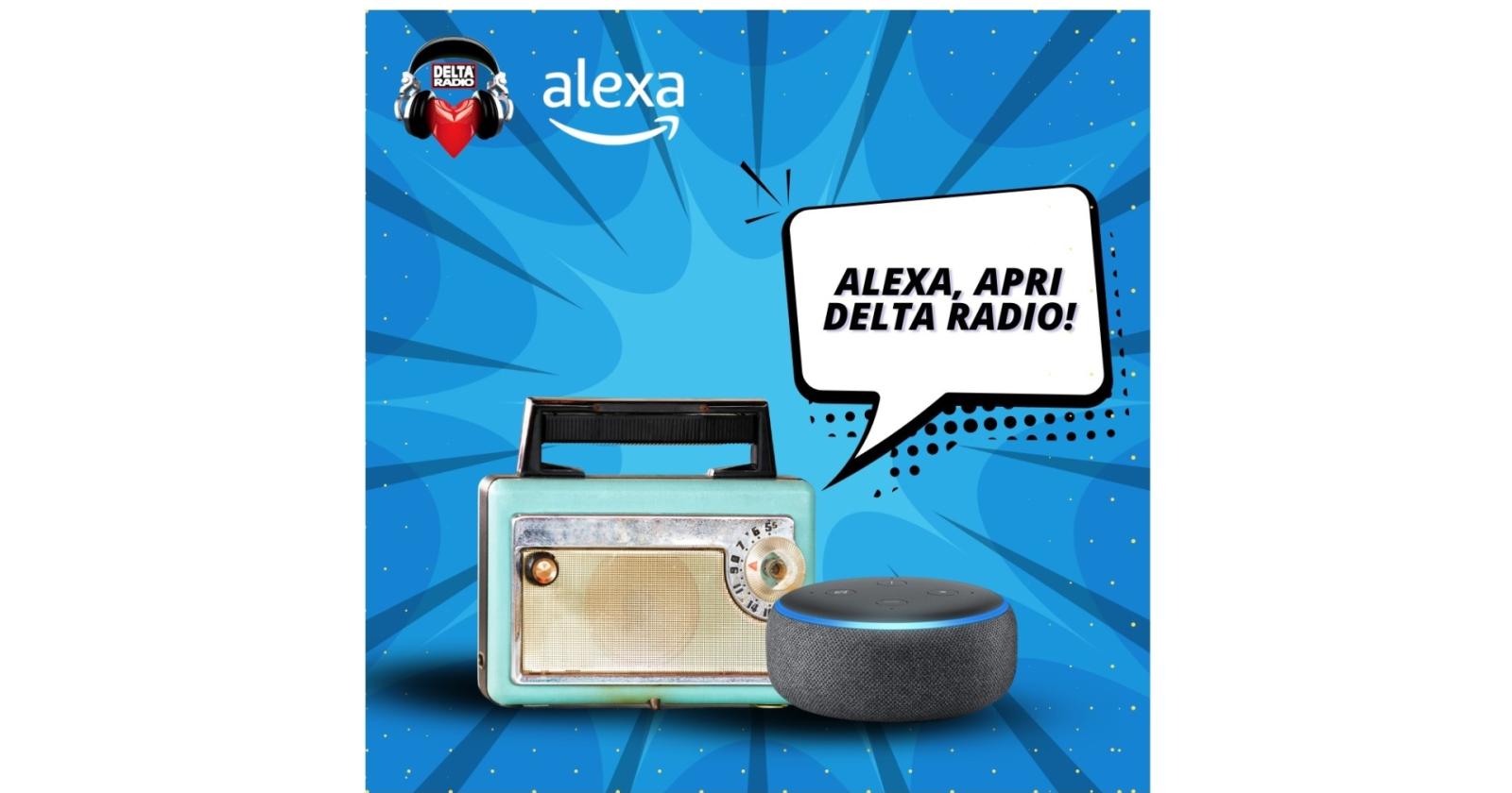 DeltaRadio “sbarca” su Alexa 