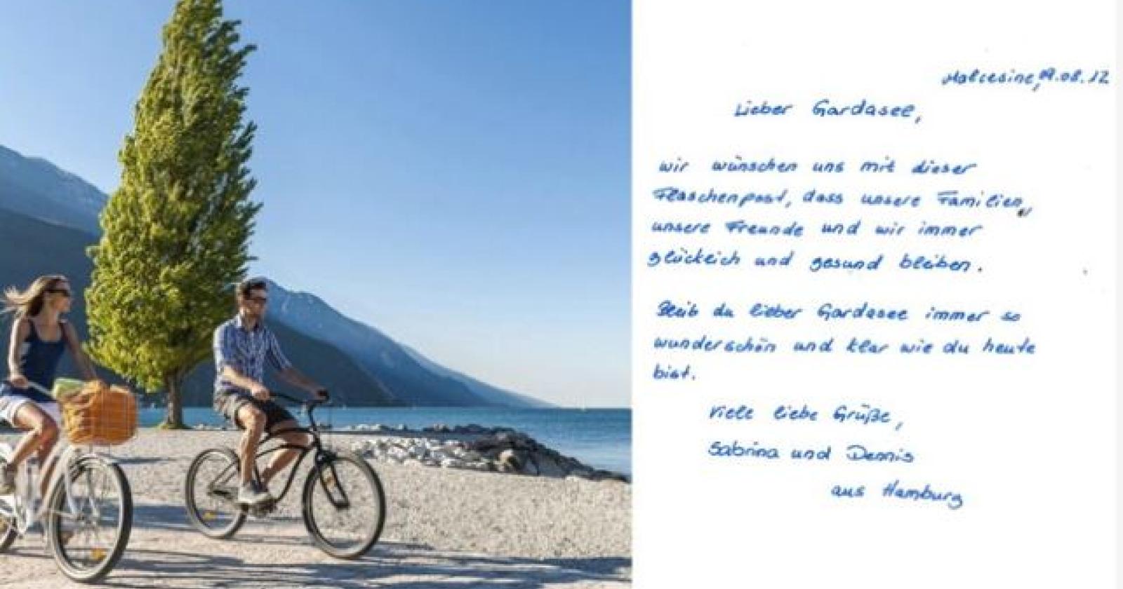 Message in a bottle... spunta nel Garda dopo 11 anni