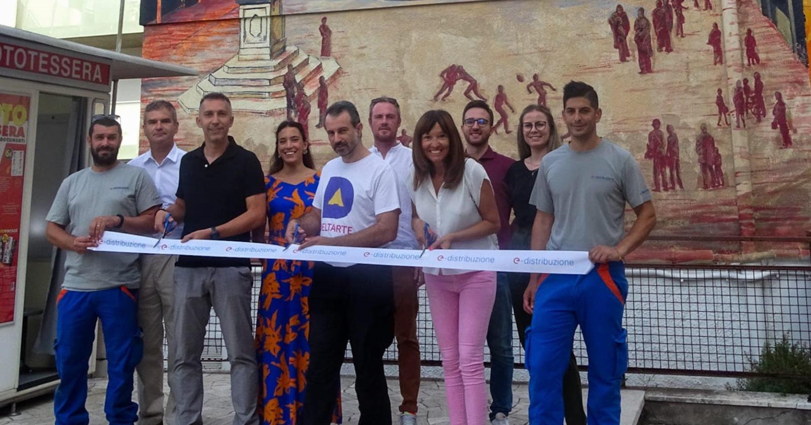 Il nuovo murales che celebra la città