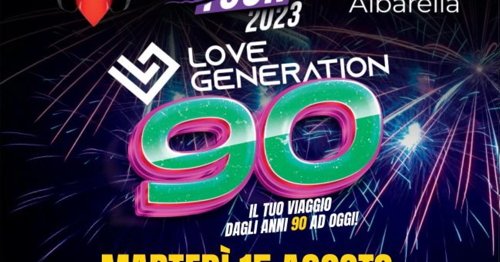 Ferragosto con “Love generation 90”