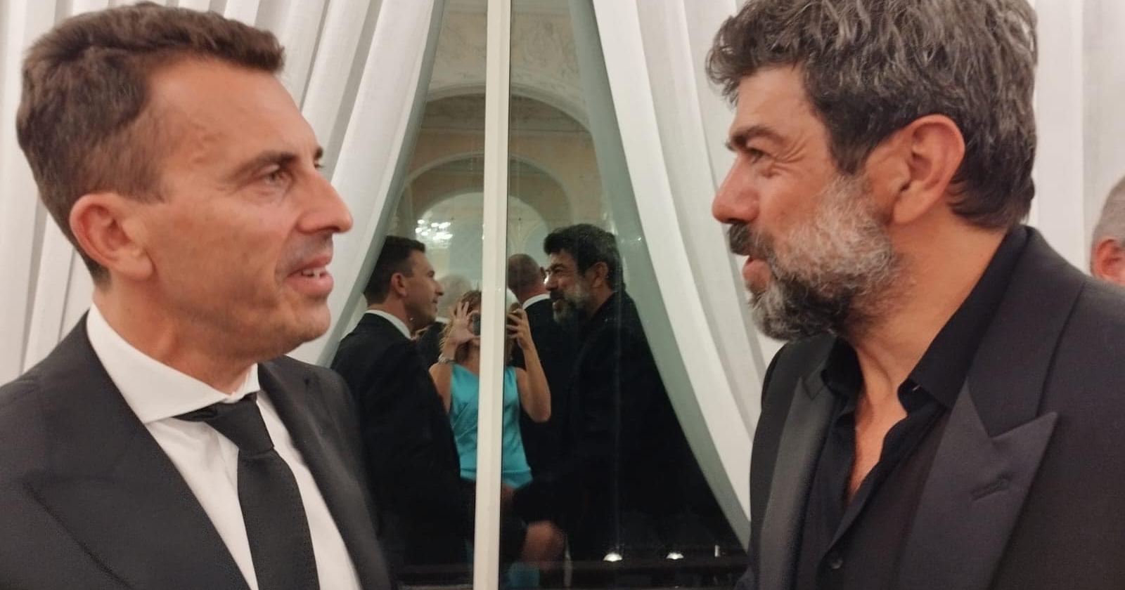 Il "Comandante" Favino ospite d'onore nello spazio della Regione Veneto