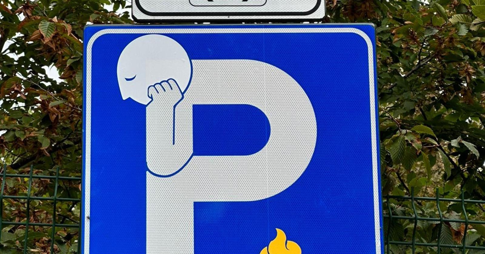 Il parcheggio diventa... artistico