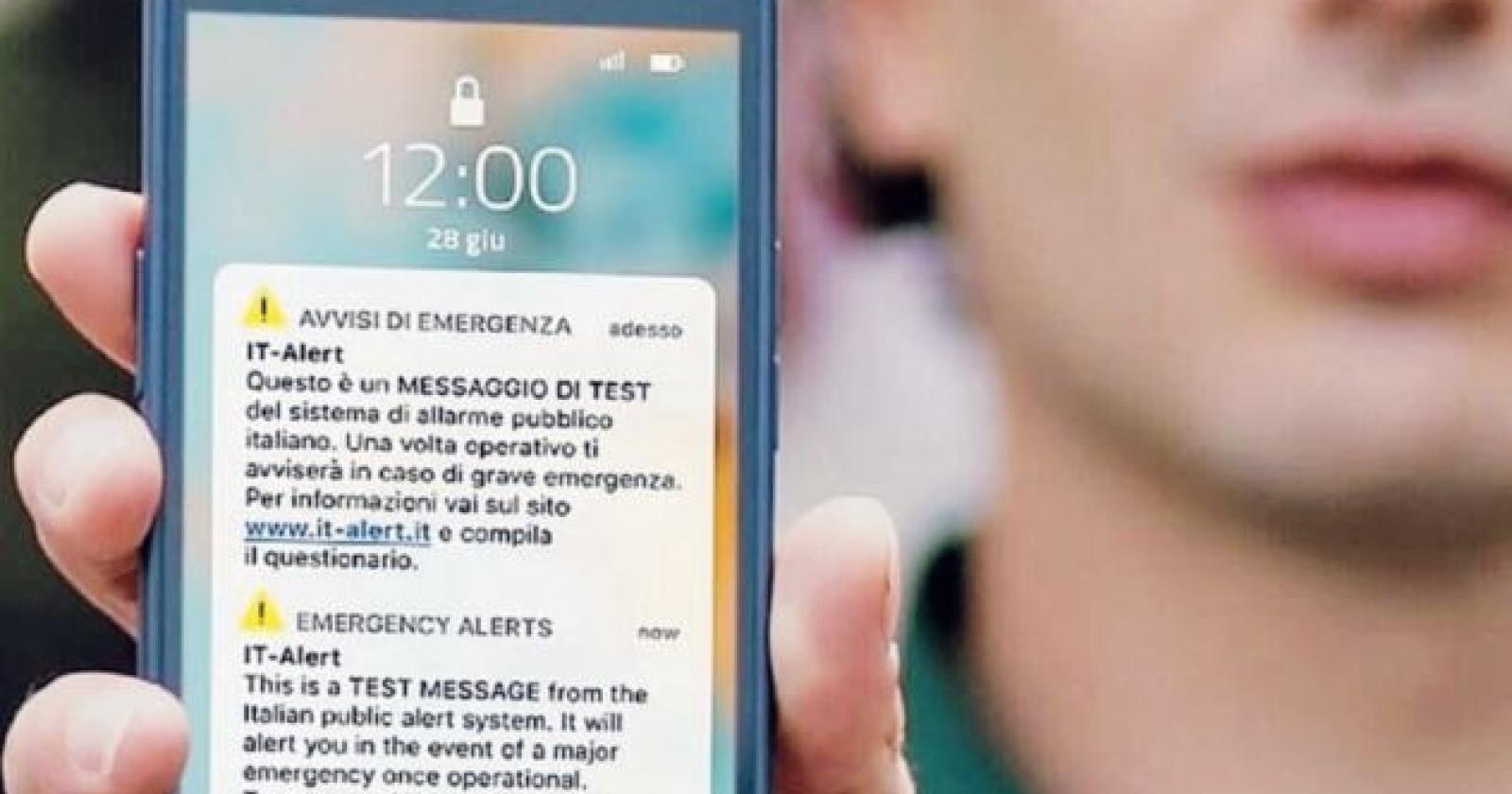 Tornano i test del Sistema IT-Alert 