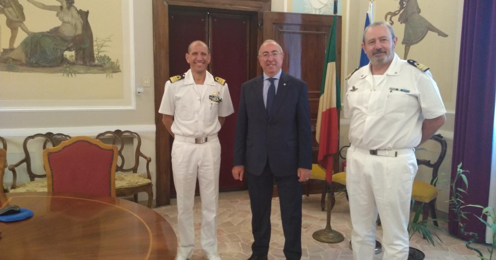 Il Prefetto accoglie il nuovo Comandante della Capitaneria di Porto di Chioggia
