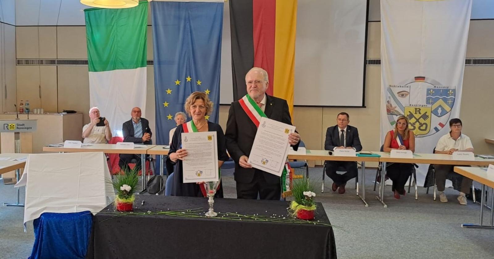 Si rinnova il gemellaggio tra Occhiobello e Renningen