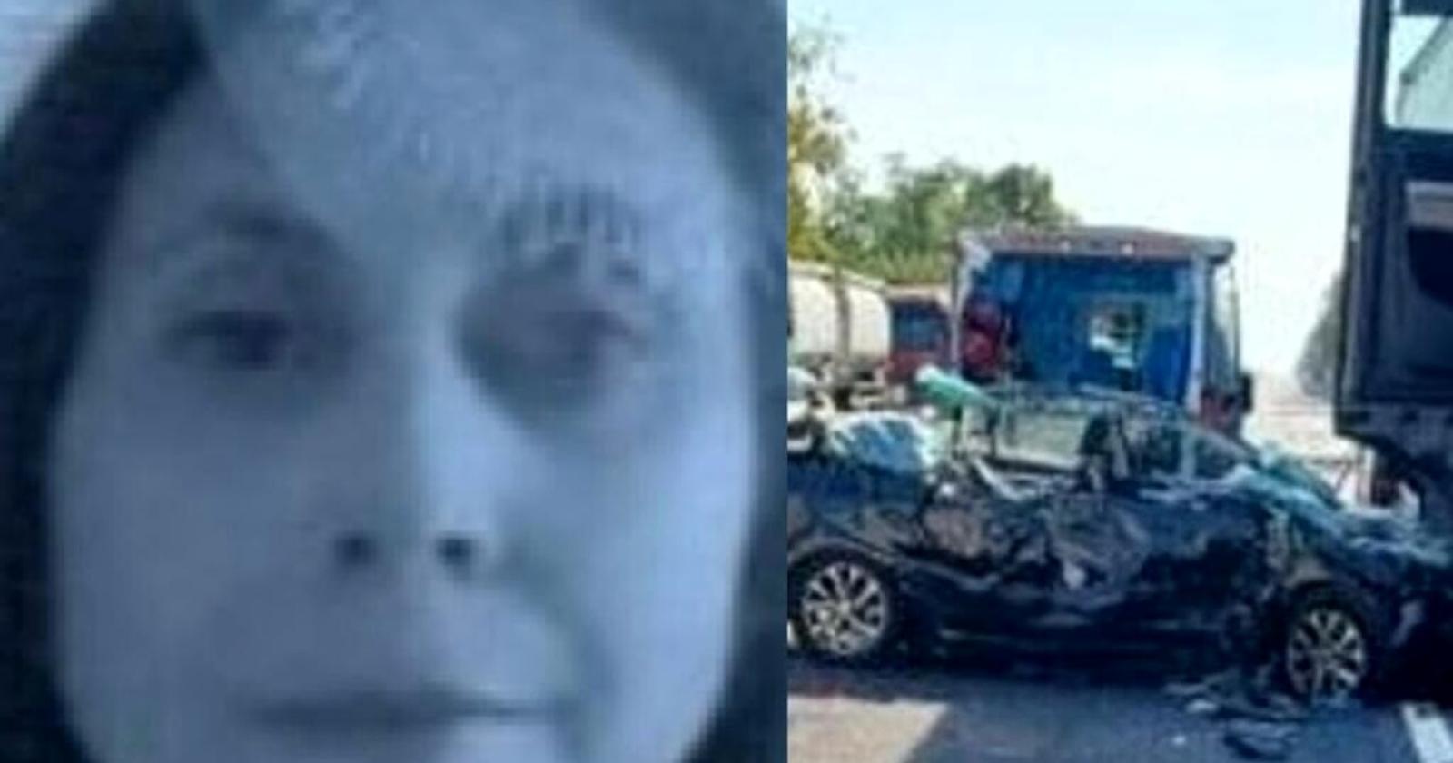Lo schianto uccide Maria Grazie a la piccola Gioia