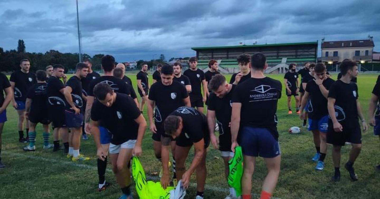 Il Rugby Villadose nel match contro la Castellana 