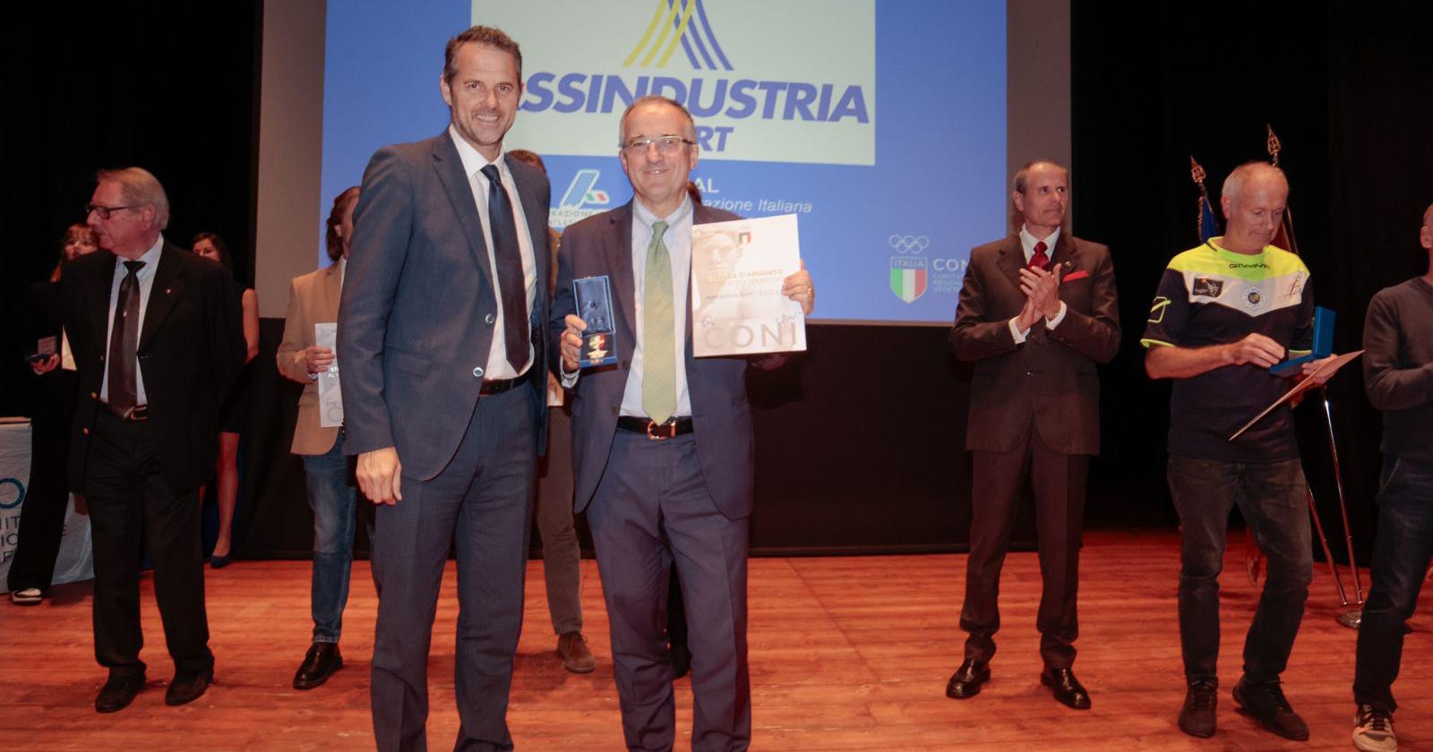 Assindustria Sport riceve la Stella d'Argento al merito sportivo