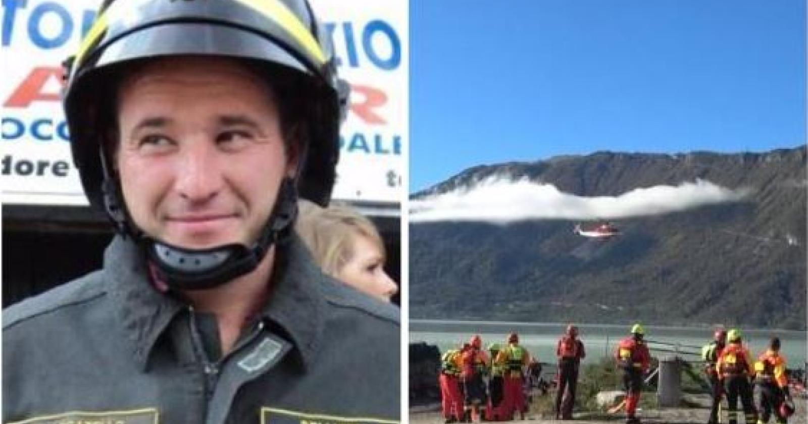 Ritrovato Walter il pompiere disperso nel fiume