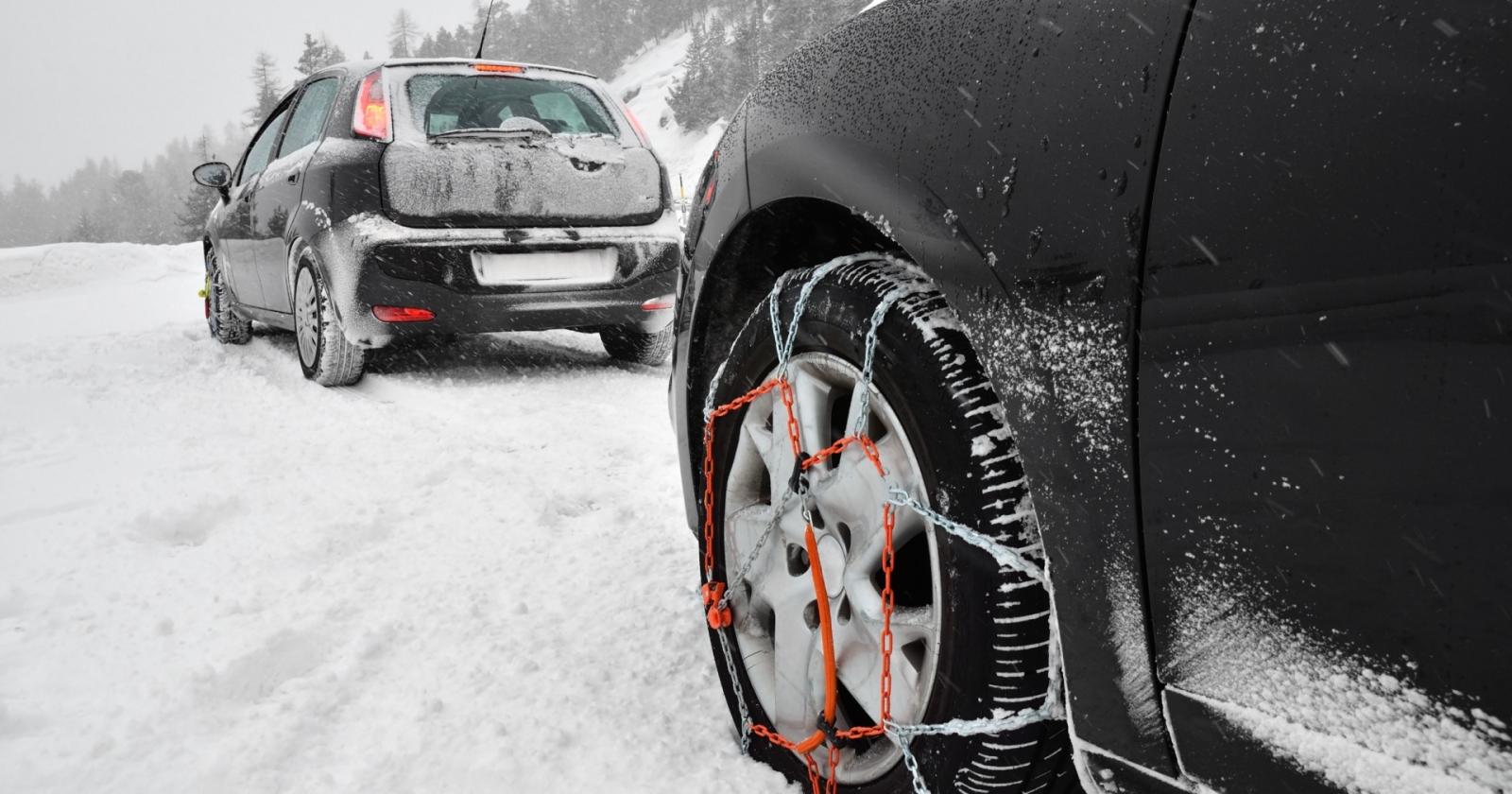 Il 15 scatta l'obbligo di avere le catene a bordo