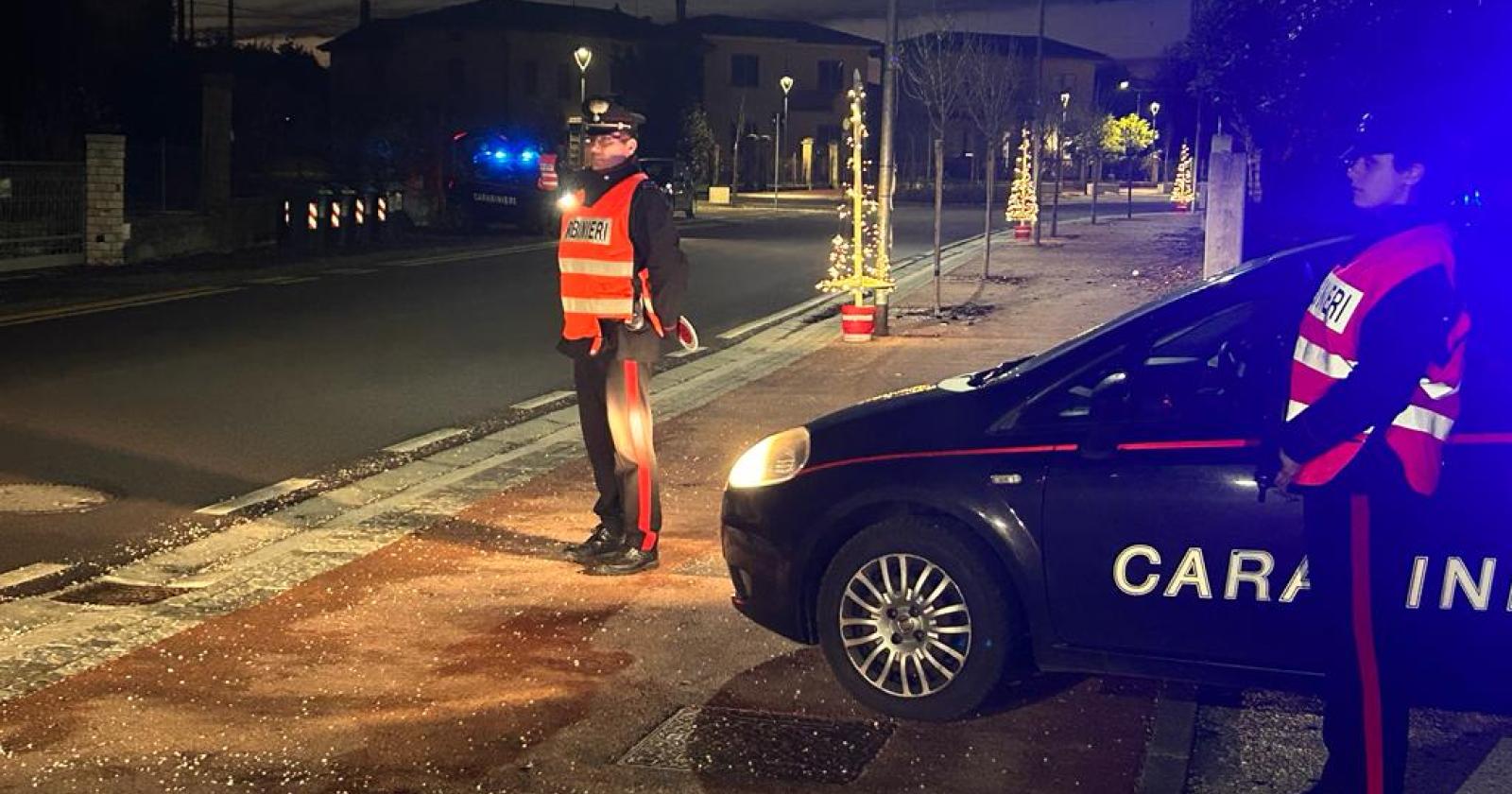 Festività natalizie, i Carabinieri intensificano i controlli