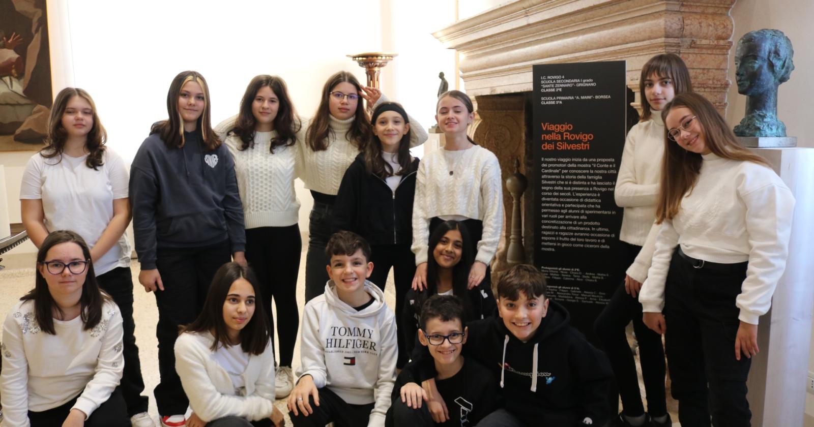 Gli studenti di Grignano guide d'eccezione a palazzo Roncale