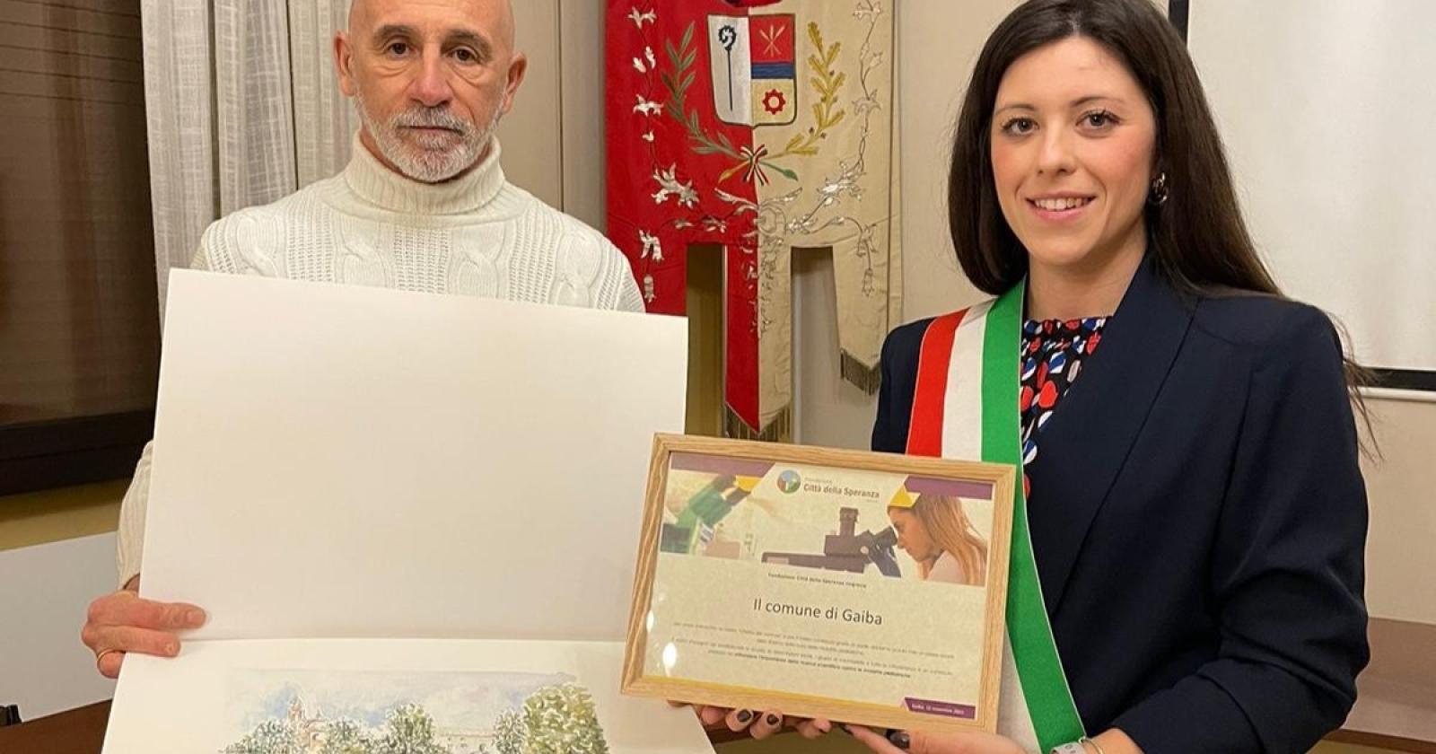 Gaiba stringe un gemellaggio con la Città della Speranza:
