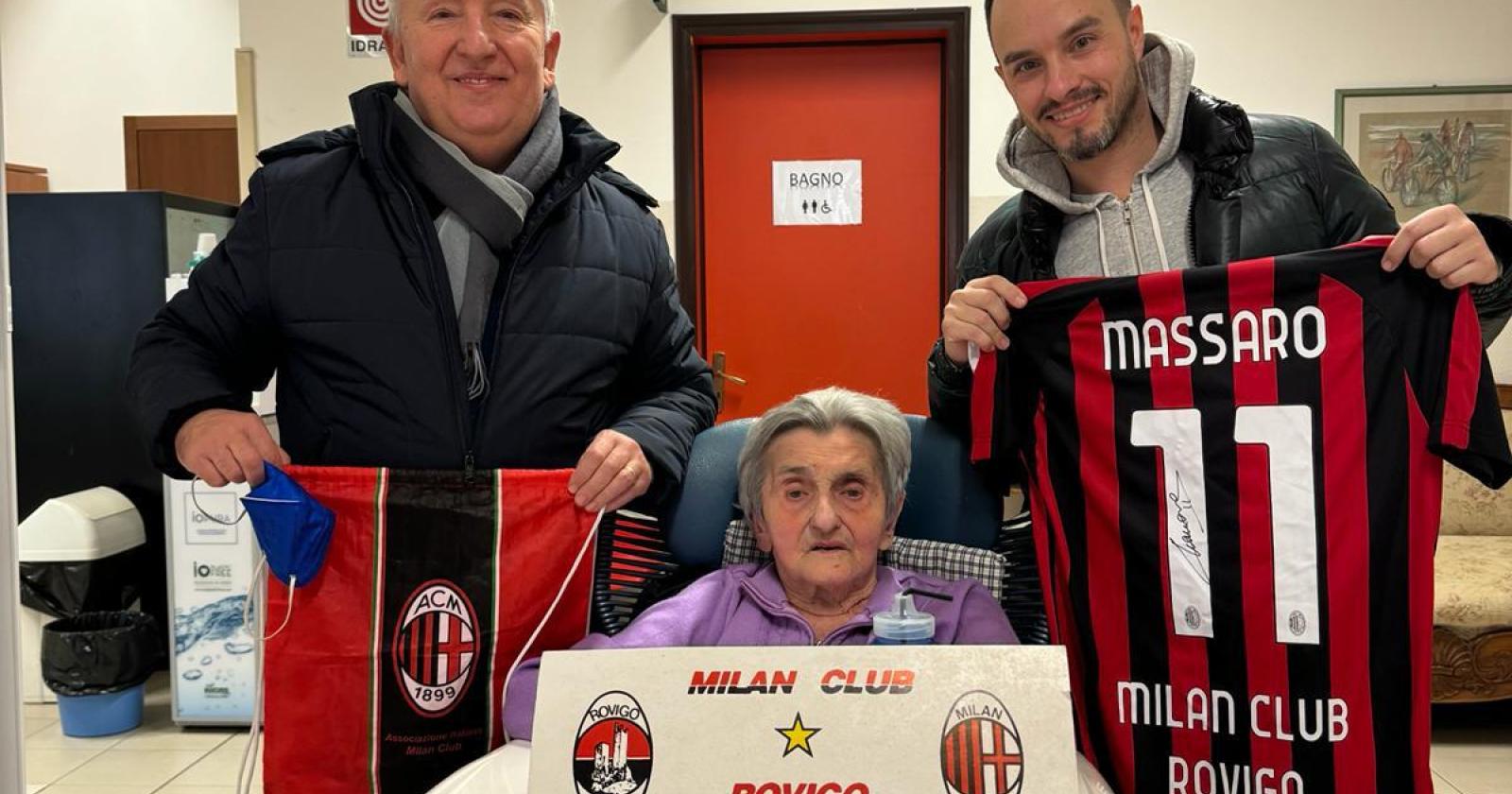 Auguri rossoneri per nonna Giuliana