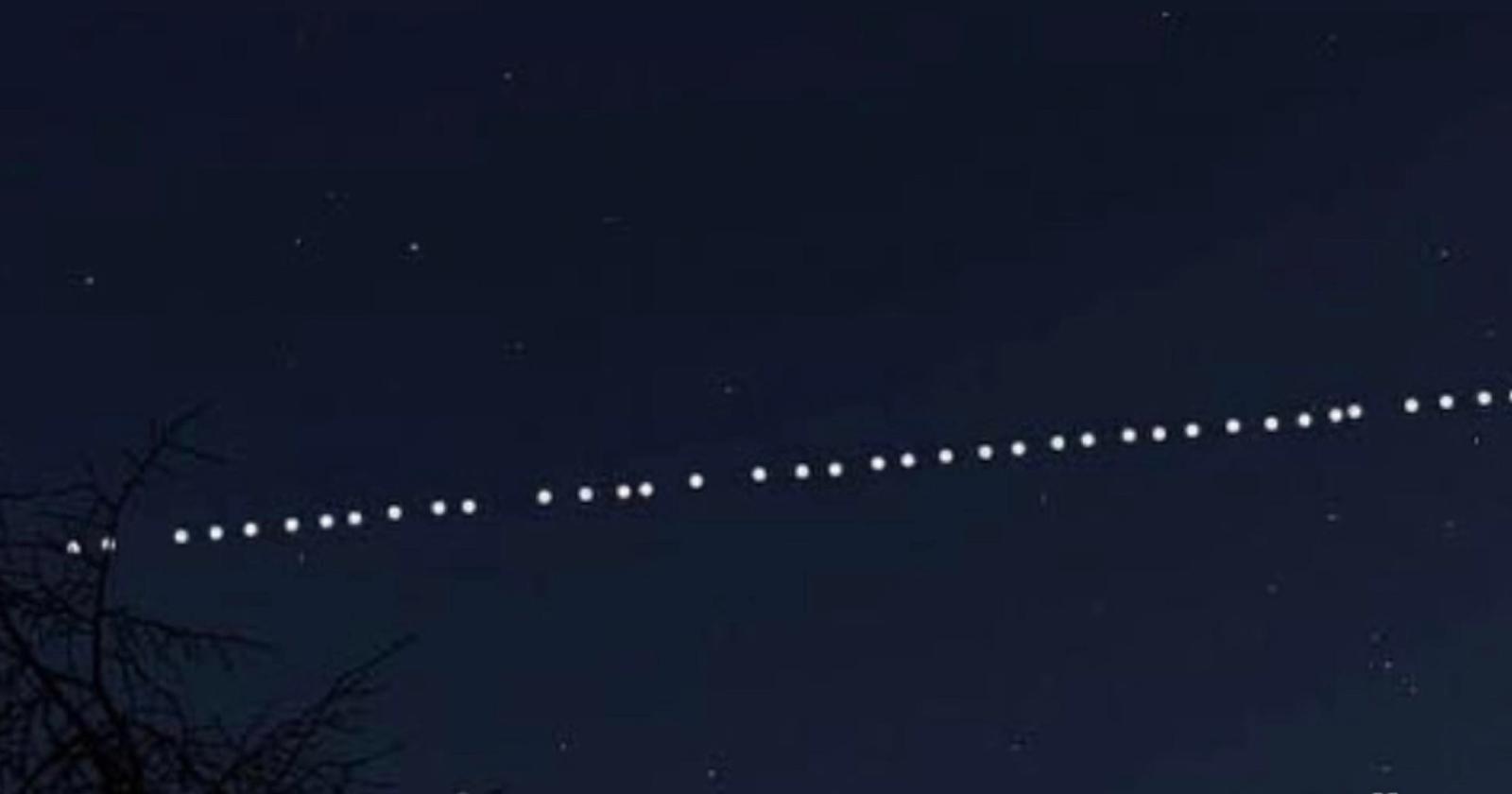 Occhi al cielo alle 19,50, passa il "Trenino" di satelliti
