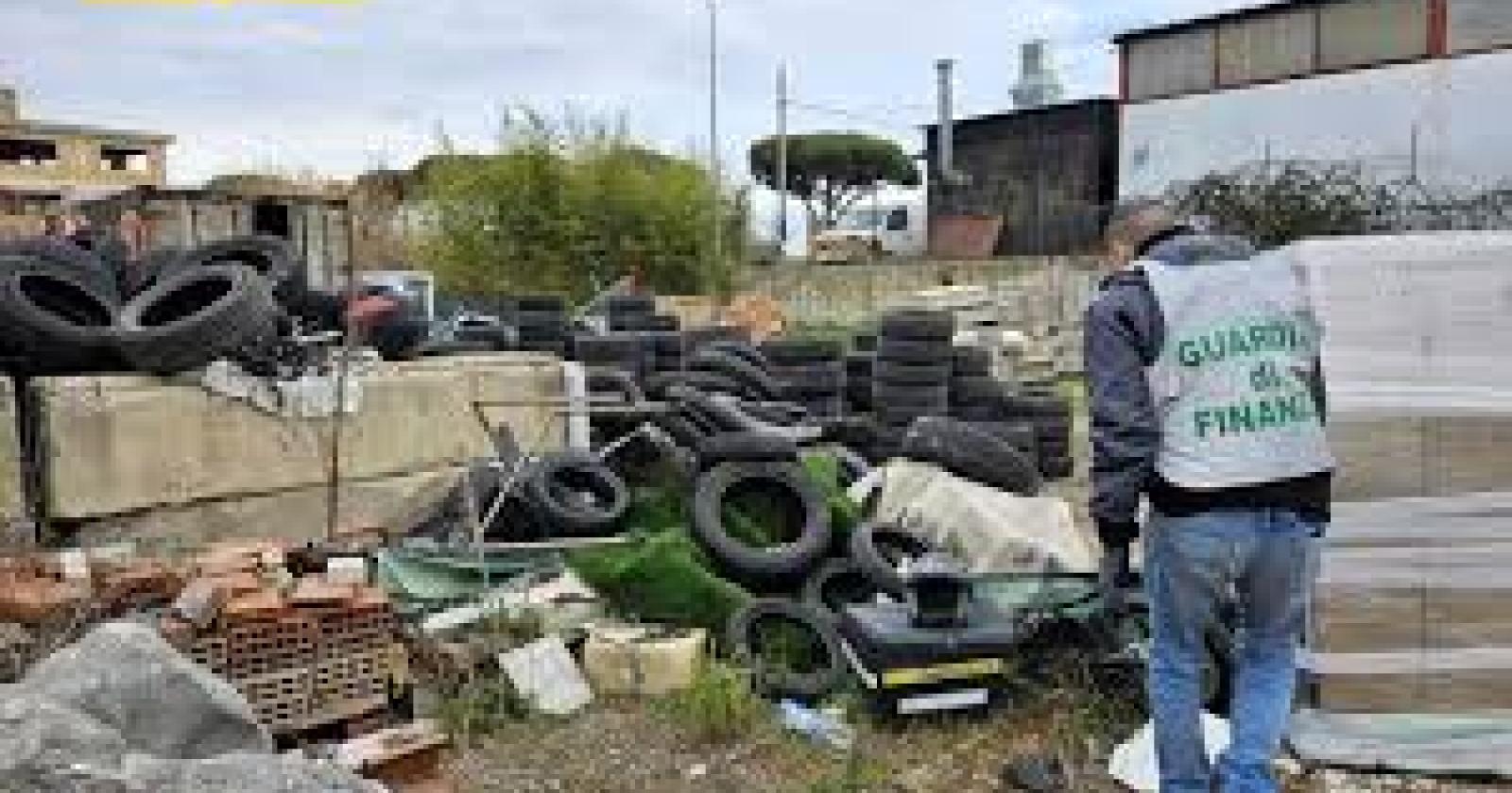 Sequestrata una discarica abusiva, con 5 tonnellate di rifiuti