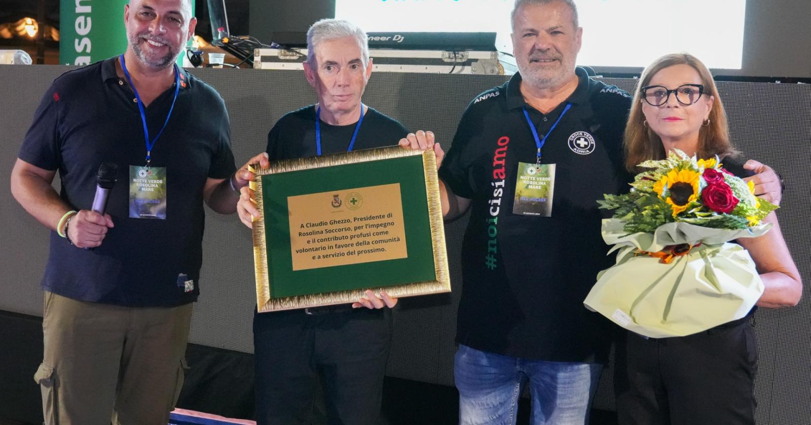 Un volontario da premio