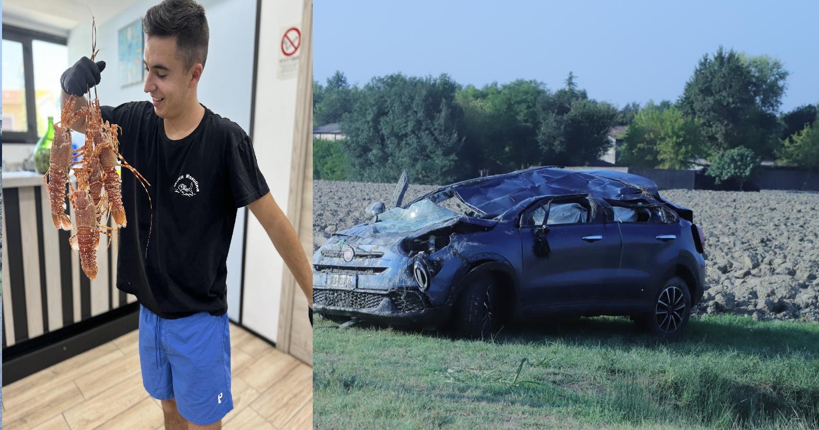 Addio Filippo, morto in auto a soli 22 anni