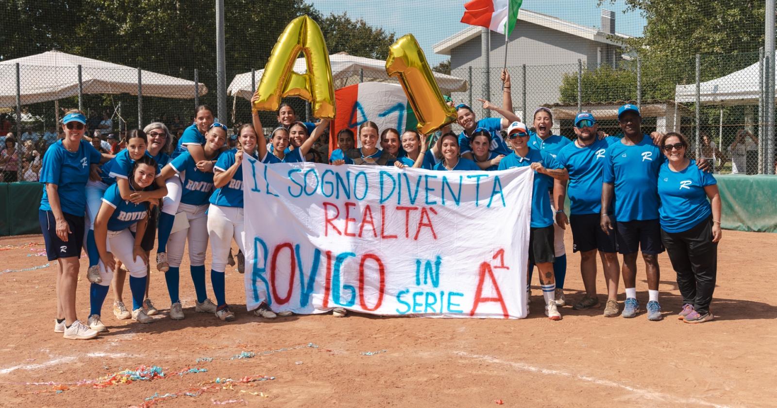 Le girls del softball volano in A1!