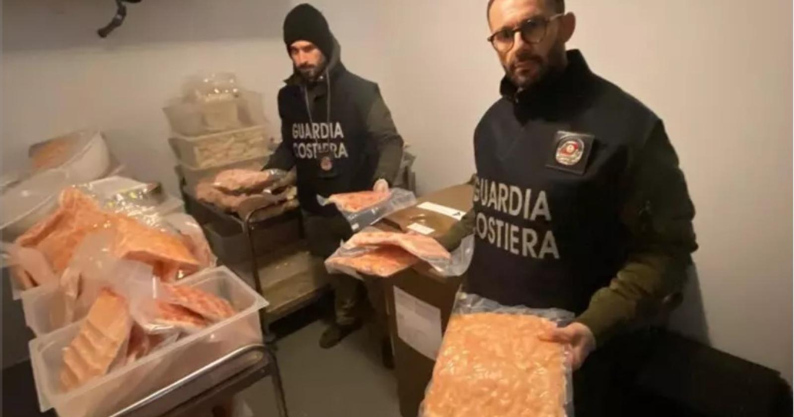 Pesce non tracciato, maxi sequestro di 2 tonnellate