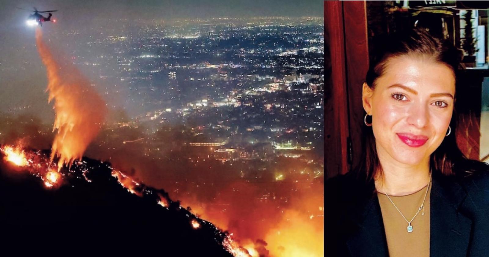 Una polesana nel rogo di Los Angeles: “Qui attorno è un vero inferno”