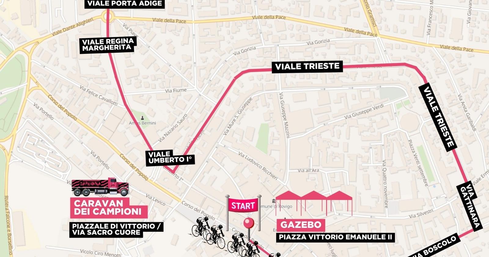 Ecco il tracciato del Giro: “Polesine in vetrina”