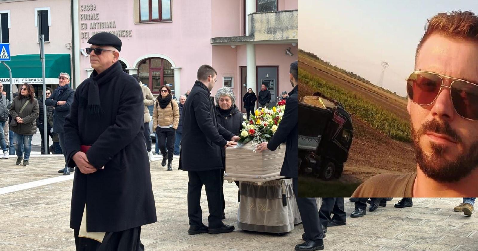 Un Addio Commovente: La Comunità di Merlara si Stringe Attorno a Thomas Gobbi
